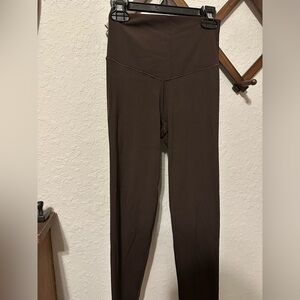 Aerie Chocolate Real Me Xtra 7/8 Legging Small
